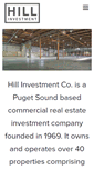 Mobile Screenshot of hillinvestment.com